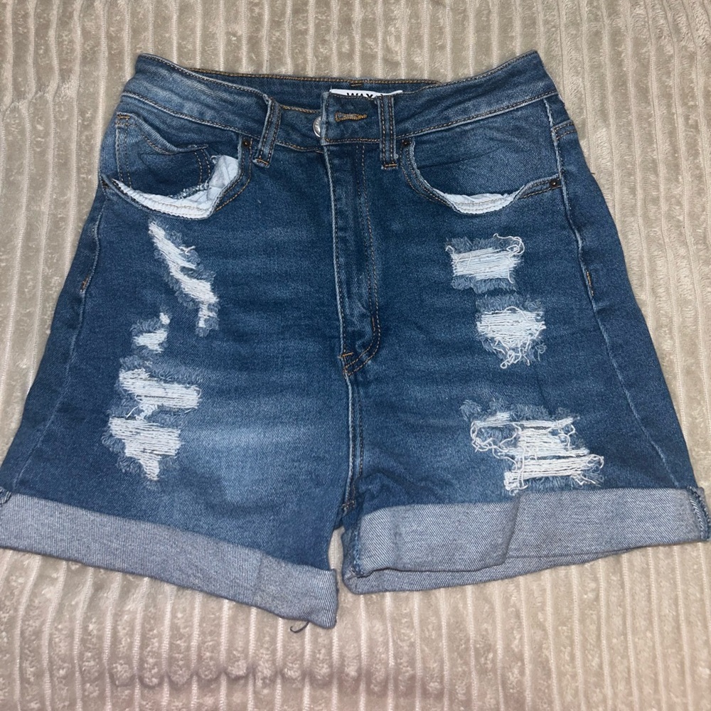 Denim shorts